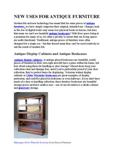 antique furniture uk