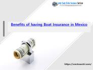 Benefits of having Boat Insurance in Mexico