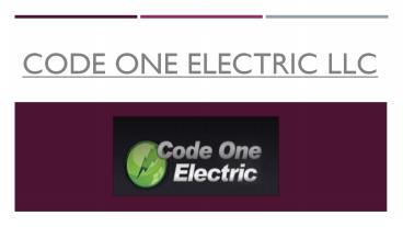 Commercial Electrician Weston, FL