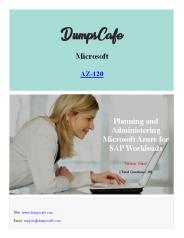 DumpsCafe Microsoft-AZ-120 Free Exam Dumps-Demo