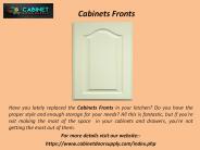 Cabinets Fronts