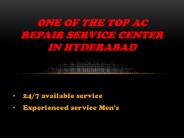 TOP AC SERVICE CENTER IN HYDERABAD