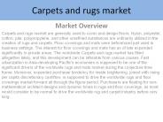 Carpets and Rugs Market Research Report PowerPoint PPT Presentation