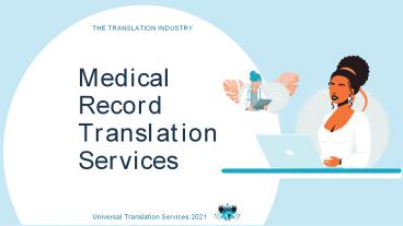 Medical Record Translation Services