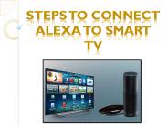 How to Connect Alexa to Smart Tv ?