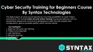 Cyber Security Bootcamp Online