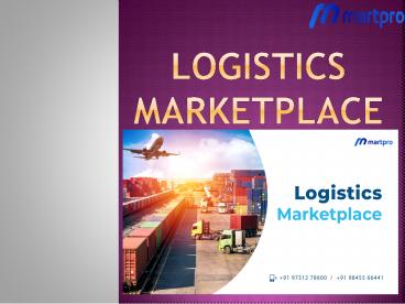 Logistics Marketplace