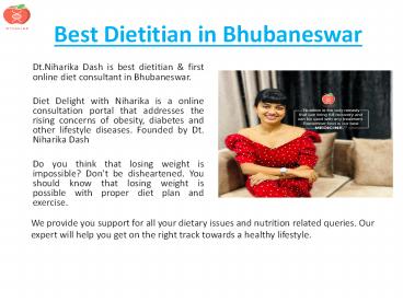 Best Dietitian in Bhubaneswar