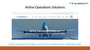 Airline Operations Solution