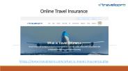 Online Travel Insurance