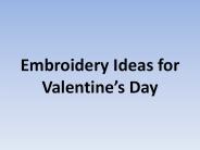 Embroidery Ideas for Valentine’s Day