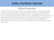 Sulfur Fertilizers Market Report