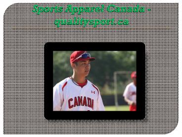 Sports Apparel Canada - qualitysport.ca