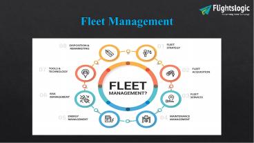Fleet Management presentation | free to download