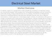 Electrical Steel Market Report