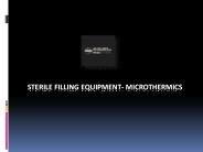 Sterile Filling Equipment