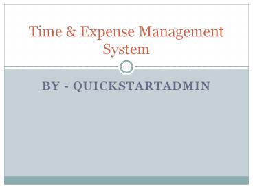Efficiently Manage Your Employee Time & Expenses