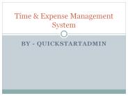 Efficiently Manage Your Employee Time & Expenses