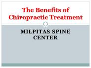 The Benefits of Chiropractic Treatment
