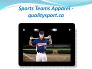 Sports Teams Apparel - qualitysport.ca