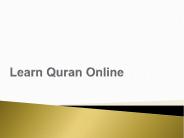 Learn Quran Online with us