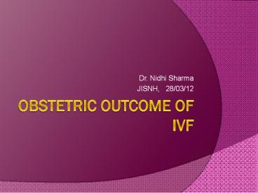 Dr Nidhi Outcome of IVF | Jindal IVF Chandigarh