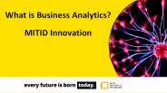 Business Analytics - MIT ID Innovation