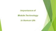 Importance of Mobile Technology in Human Life