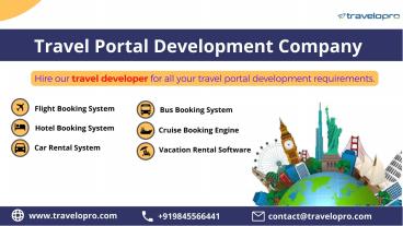 Travel Portal Development Company