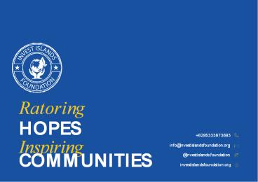 Invest Islands Foundation