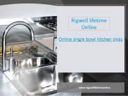 online single bowl kitchen sink