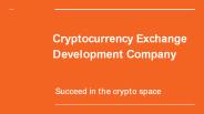 cryptocurrency exchange development company