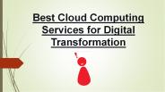 Best Cloud Computing Services for Digital Transformation