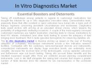 In-Vitro Diagnostics Market Research Report,