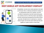 Best Mobile App Development Company In India | AppsMinder
