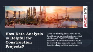 How Data Analysis is Helpful for Construction Projects in Oman?