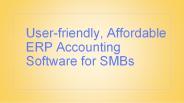 User-friendly, Affordable ERP Accounting Software for SMBs