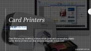 Card printers of worldwide leading manufactures