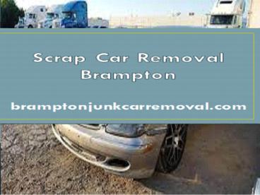 Scrap Car Removal Brampton (1)