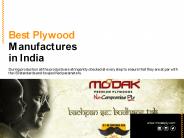 Calibrated Plywood Manufacturers in India