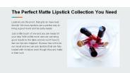 The Perfect Matte Lipstick Collection You Need