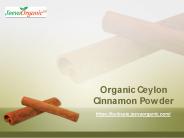 Organic Ceylon Cinnamon Powder