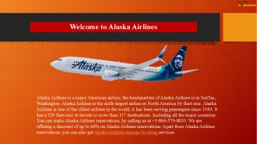 Alaska Airlines Reservations
