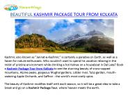 Kashmir Package Tour from Kolkata with NatureWings