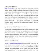 Hotel Management colleges in Thrissur