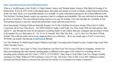 presentation player overlay