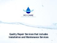 RO Care Water Purifier Services