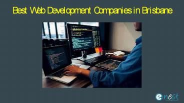 Best Web Development Companies in Brisbane