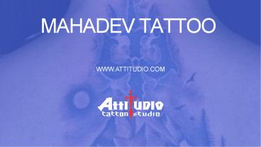 Mahadev Tattoo Designs