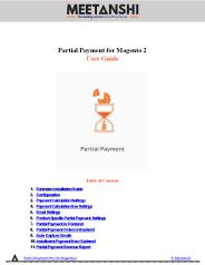 Magento 2 Partial Payment